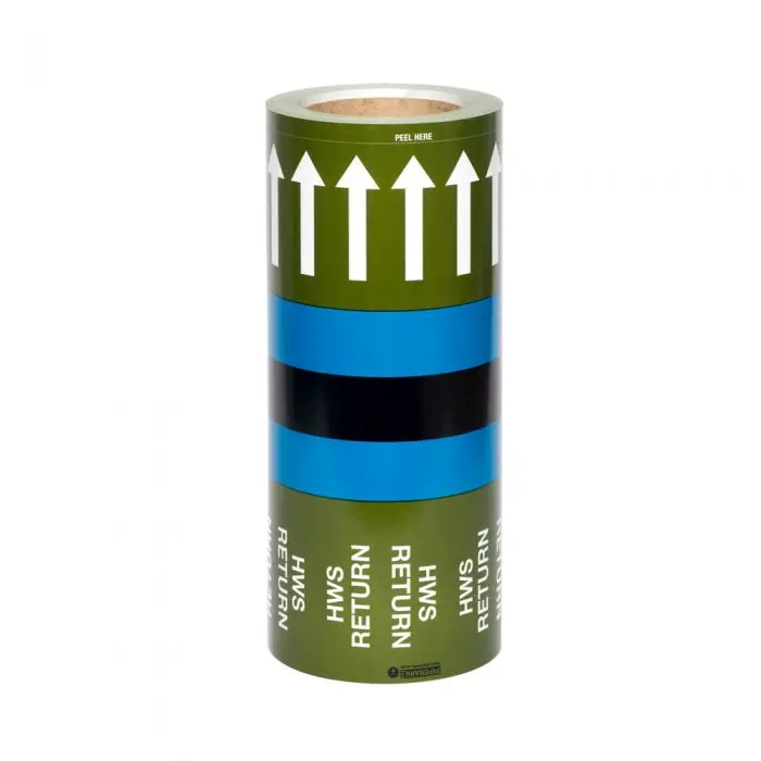 HOT WATER SERVICE RETURN TAPE
